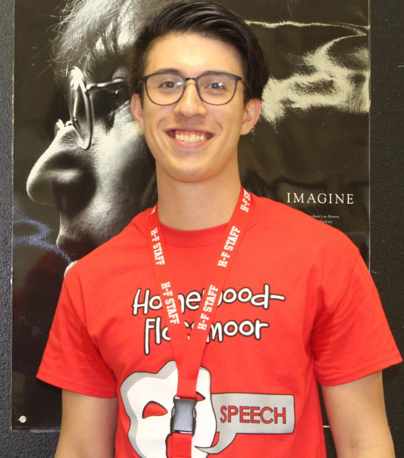 From Thailand to H-F:    English teacher Kanoa Mulling representing the H-F Speech Team. In addition to being a member on Speech Team at H-F he was also apart of Mathletes, Orchestra, Group Interpretation and Volleyball.  