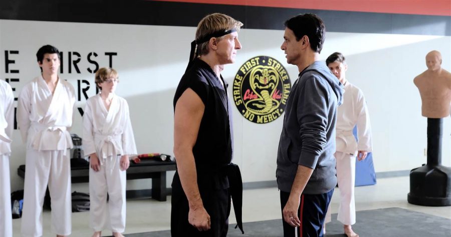 The series Cobra Kai brings back the original rivalry from the Karate Kid movies from the 80s. between Daniel and Johnny, but with a new twist.