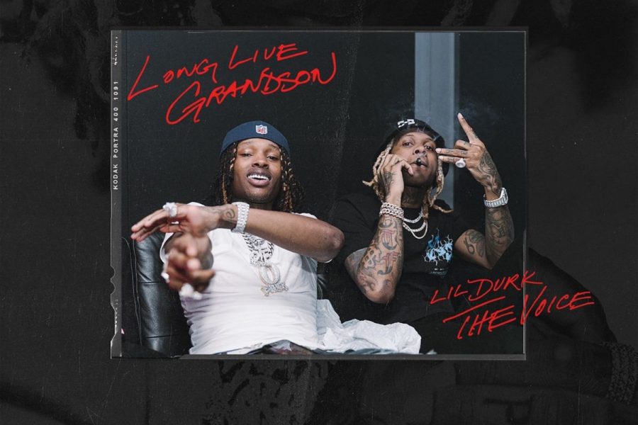 The cover art of The Voice features a picture of Durk and Von just months before the incident and serves as tribute to close friend and labelmate.