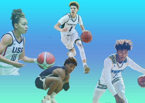 High school superstars: Jada Williams, Bronny James, Lamelo Ball, and Mikey Williams