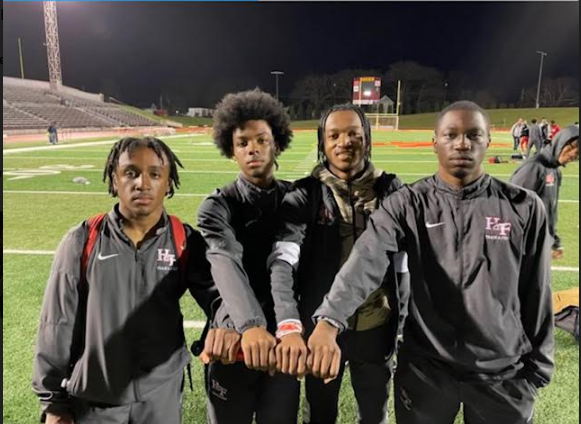 From left to right: Taji Mathis Akenremi , Jeremiah Turner, Robert Scott III and Olusoga Adeyiga