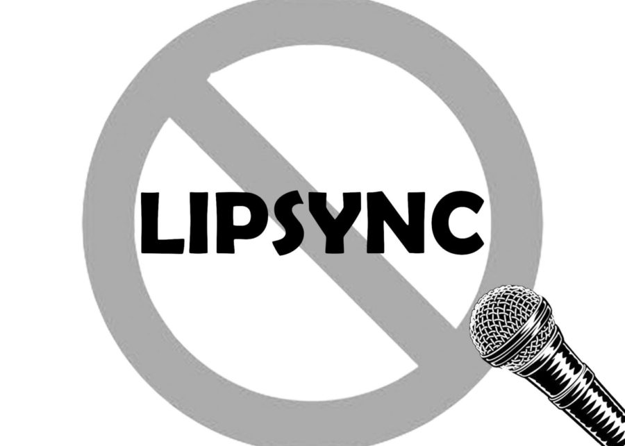 Graphic representing Lip Sync being canceled.