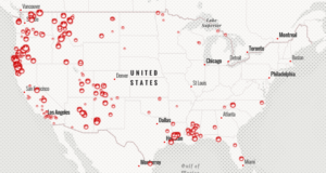 Current wildfires burning in the U.S.