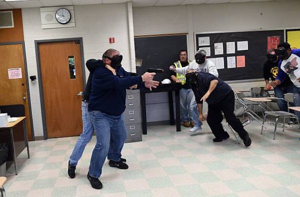 A Pennsylvania high schools undergoing ALICE training.