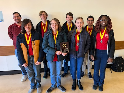 Scholastic bowl wins once again! Scholastic Bowl at the Masonic Tournament on 2/17.