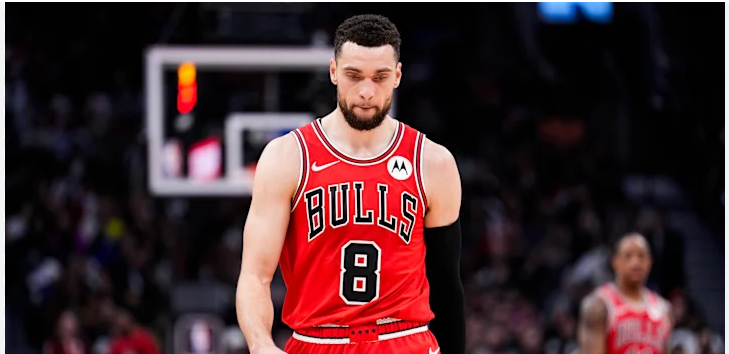 NBA player Zach Lavine who is being paid 43 million this year.