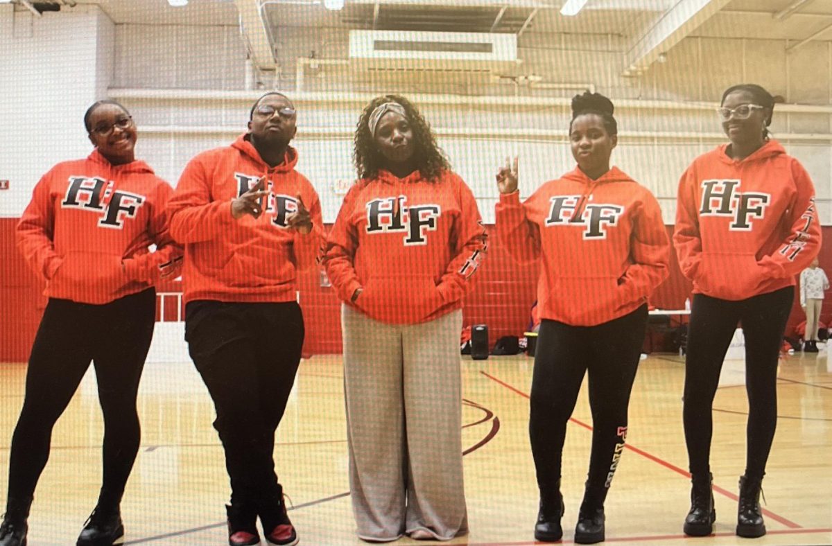 From left to right (Ruby Baker, Wesley Stewart, Lovie Greer, Lachez Williams,  and Allana Mitchell)