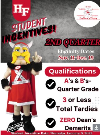 H-F quarter incentive invitation and requirements 