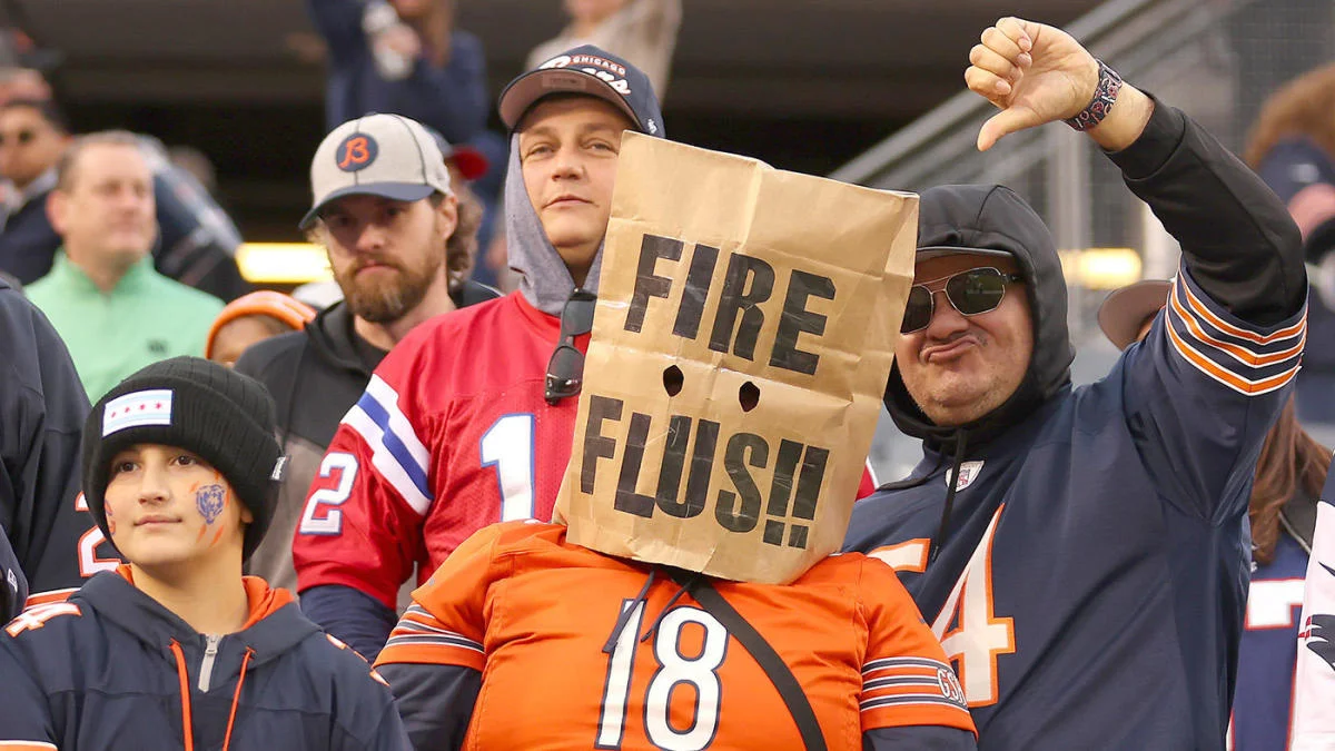 Chicago Bears fans spent most of the season calling for Matt Eberflus's removal. 