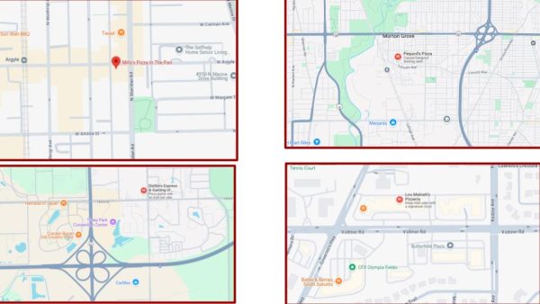 location of restaurants that sell deep dish pizza