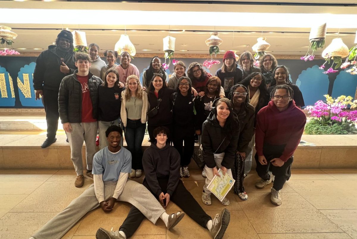 AP Environmental Students inside of the Chicago Botanical Garden