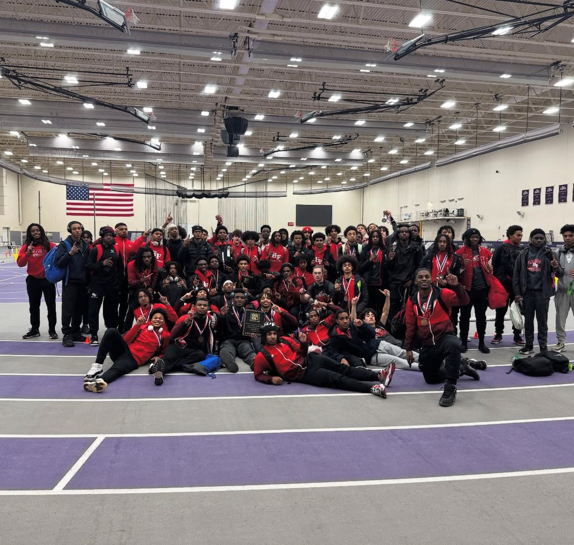 Boys' track team has improved