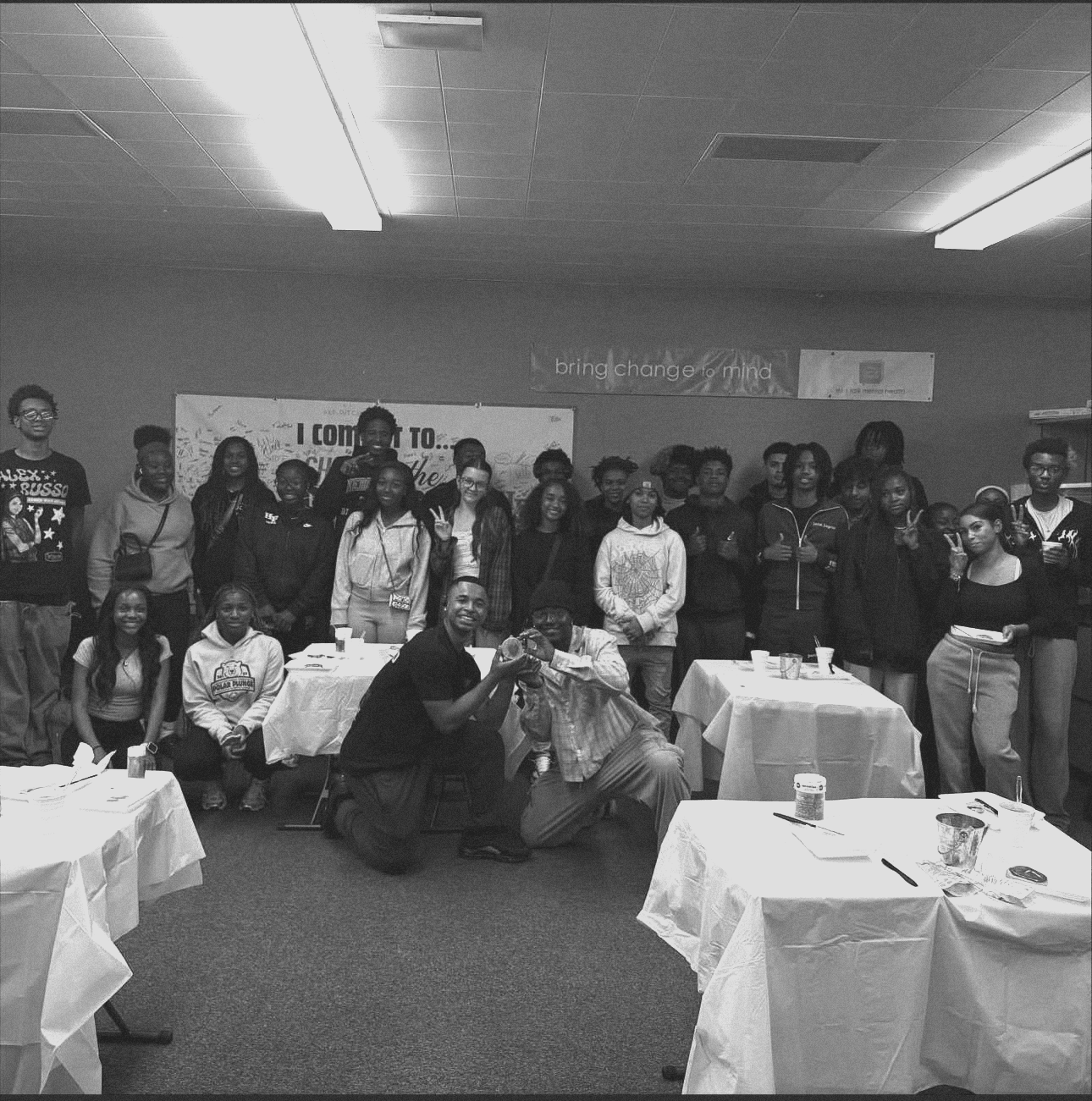 A usual BC2M meeting. Over 15 people gathered in Room E9 on Thursday for cookies, connection and conversation.
