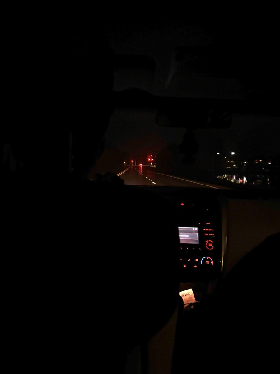 Homewood streets at night without headlights 